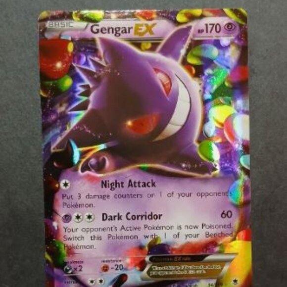 LP Gengar EX 34/119 XY - Phantom Forces Holo 2 Of 2 Available - Picture 1 of 2